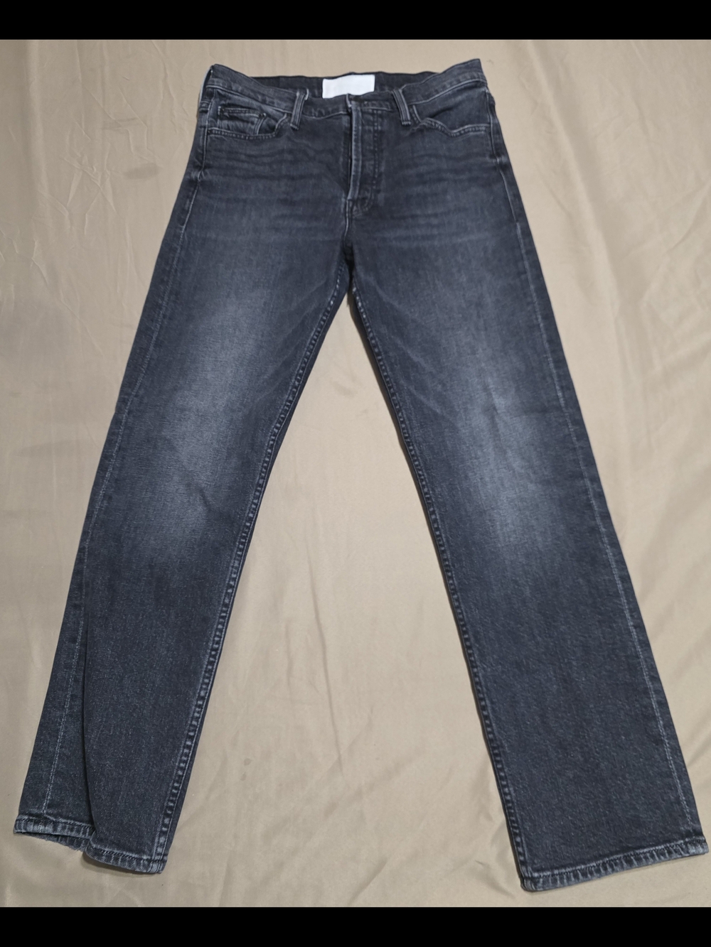 MOTHER Tomcat Ankle Denim Jeans 28 Say You're Sorry Gray Faded Slim Straight